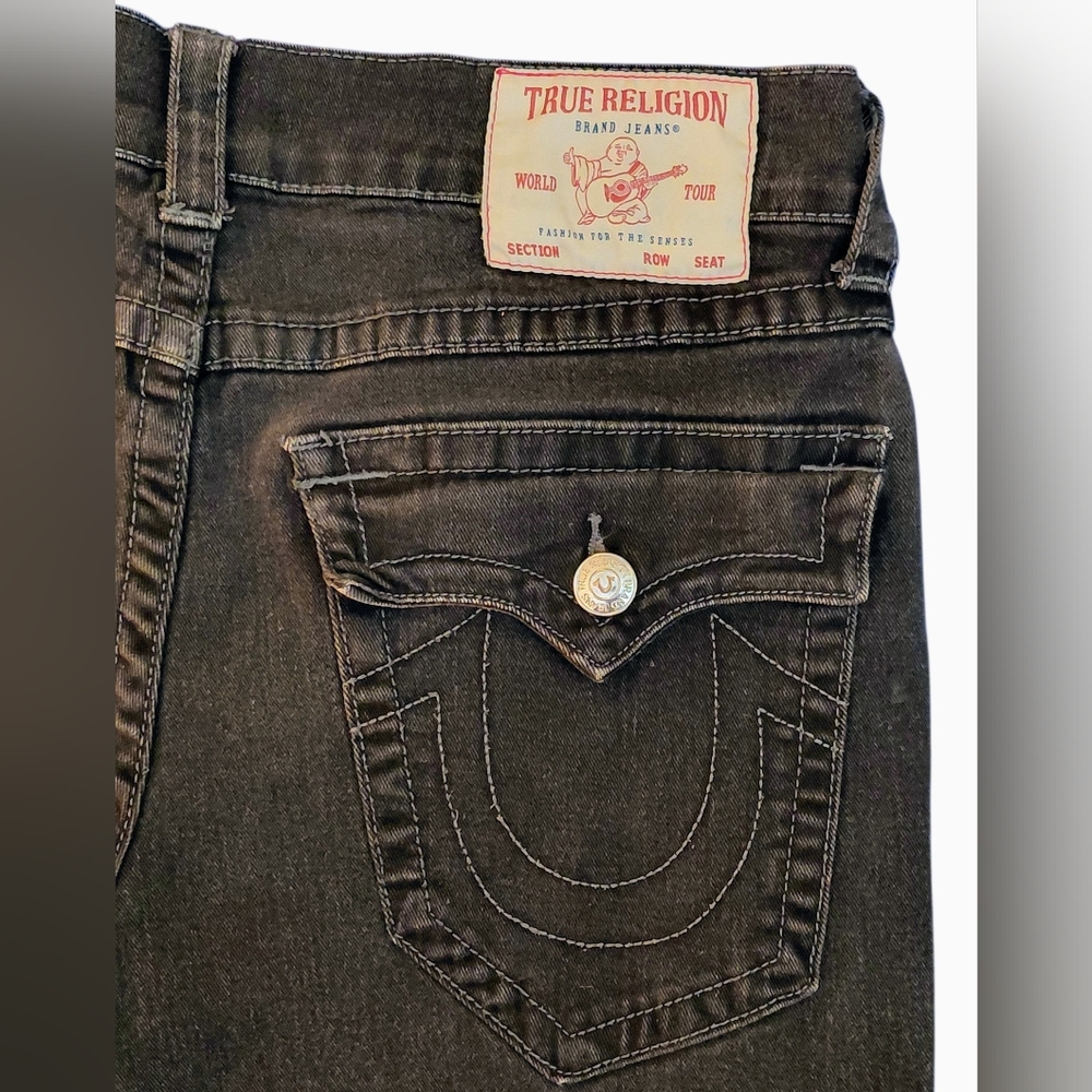 TRUE RELIGION Jeans Mens Size 33x30.5" Ricky Relax Straight